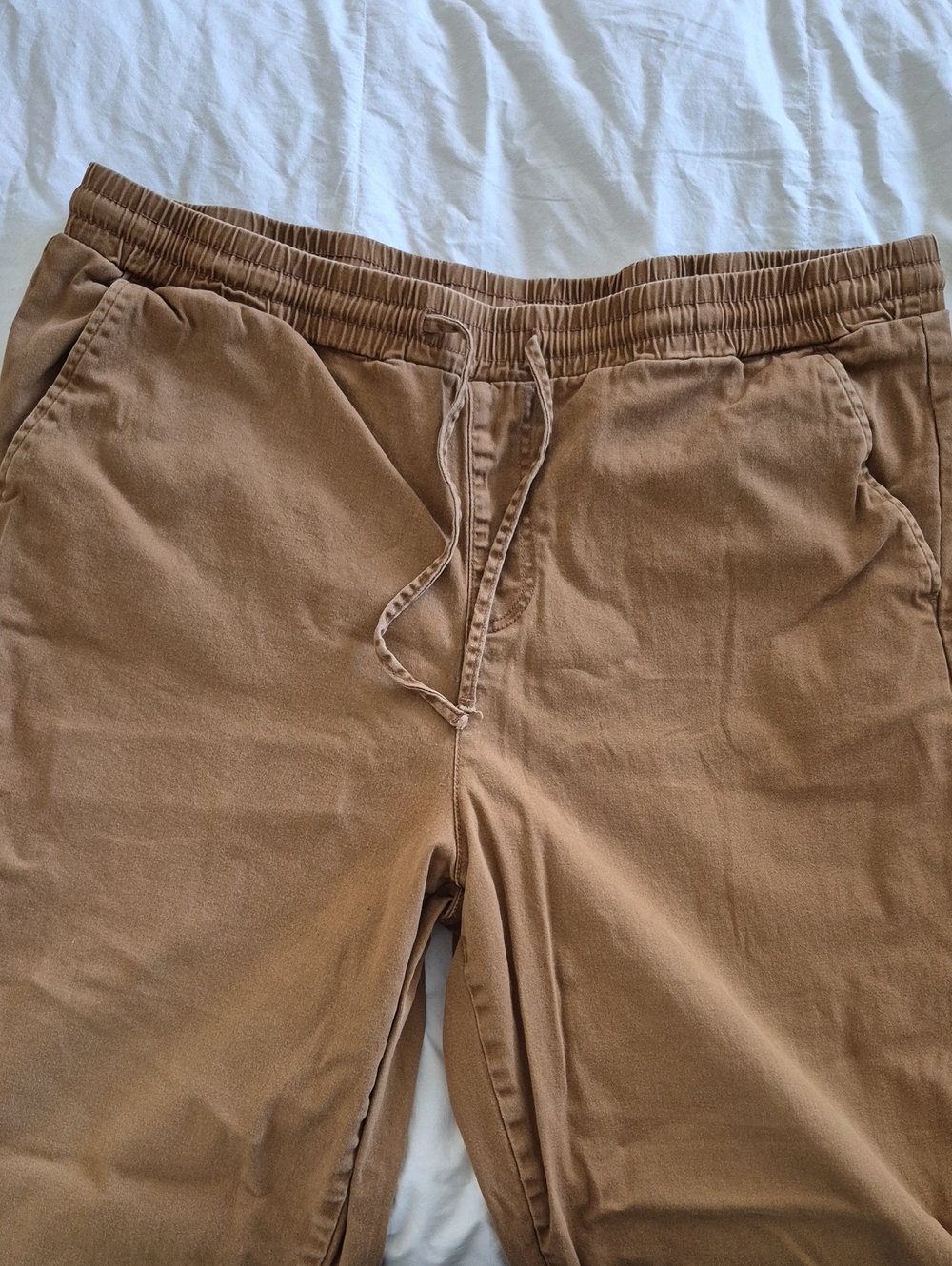 Brown No Boundaries Joggers, size L